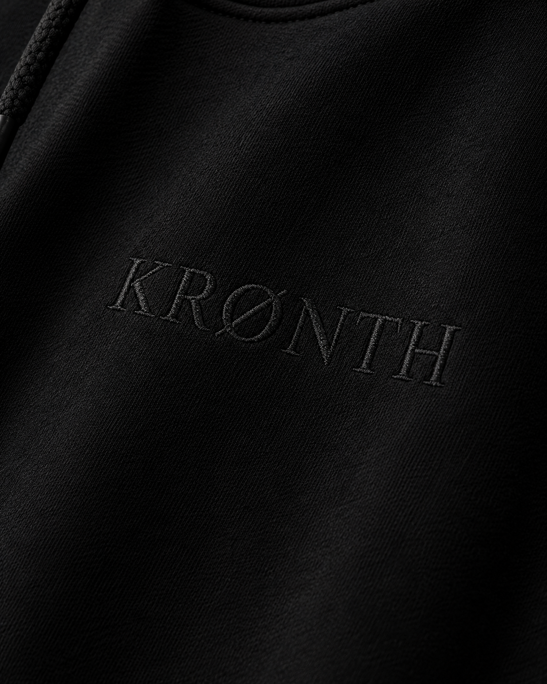 KRØNTH Essential Hoodie – Black