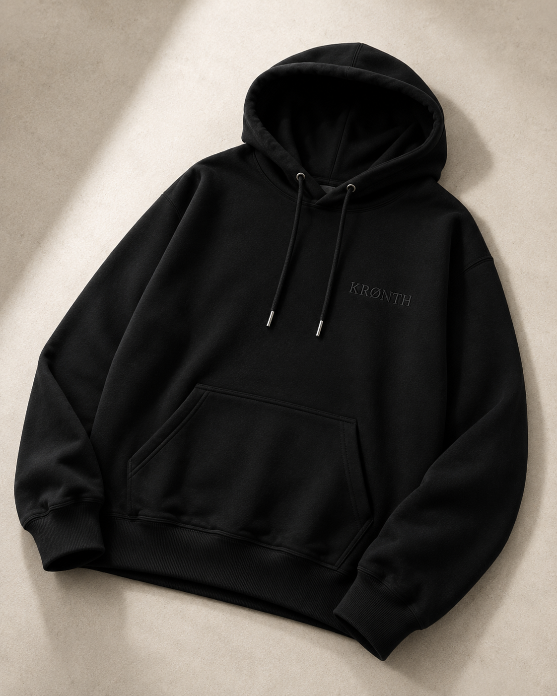 KRØNTH Essential Hoodie – Black