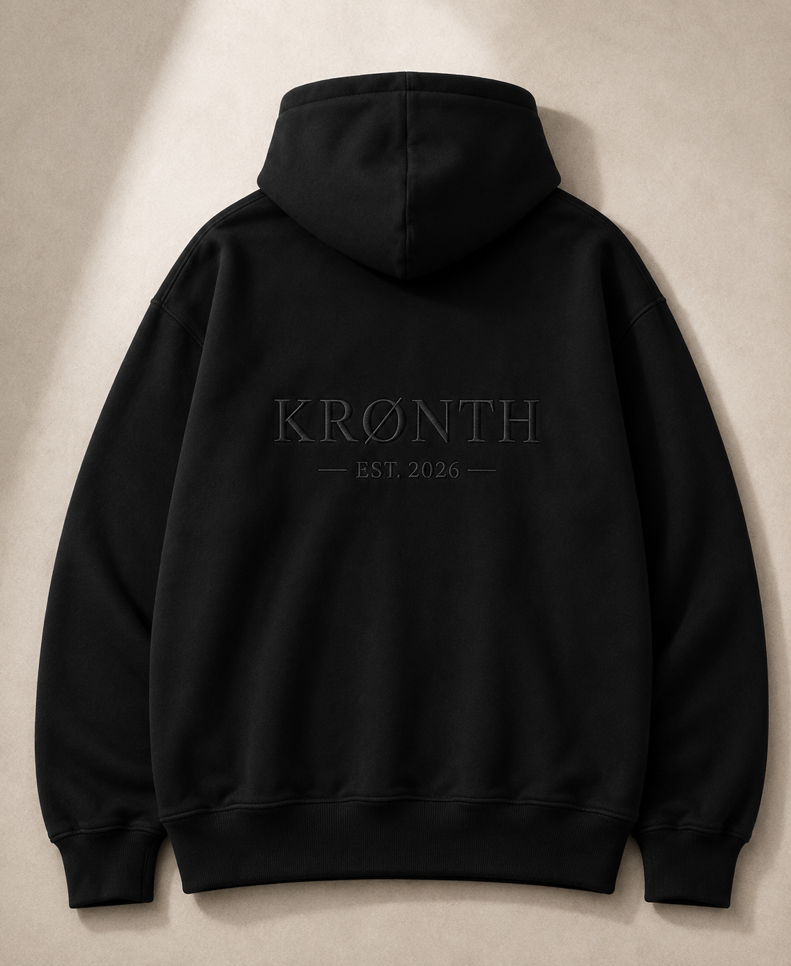 KRØNTH Essential Hoodie – Black